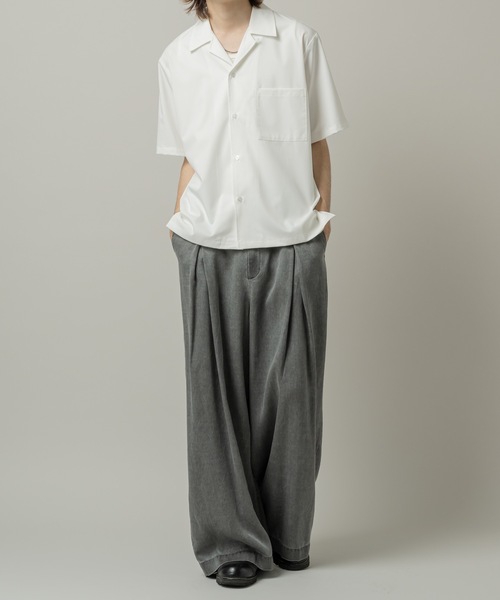 CASPER JOHN（キャスパージョン）の「Lyocell 100 baggy pants/リヨセル100バギーパンツ（その他パンツ・メンズ・ブラック/グレー・LARGE/MEDIUM/SMALL/X-SMALL）」の15枚目の写真