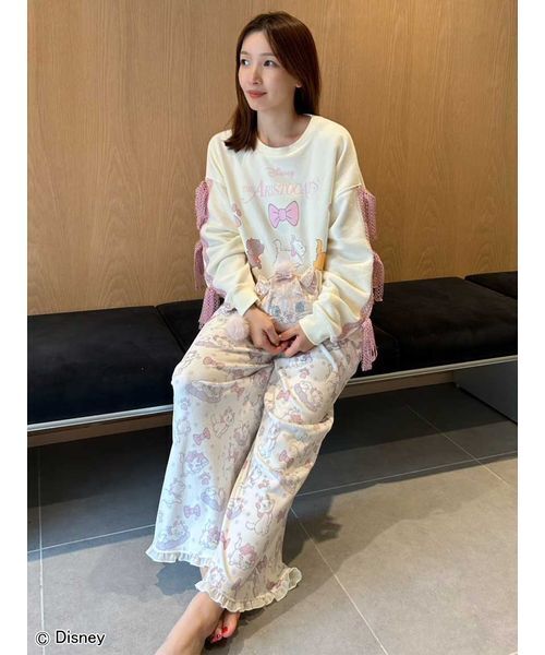 スナイデルホーム The Aristocats スウェットプルオーバー パジャマ ルームウェア SNIDEL  送料無料 The Aristocats】スウェットプルオーバー（ルームウェア/パジャマ