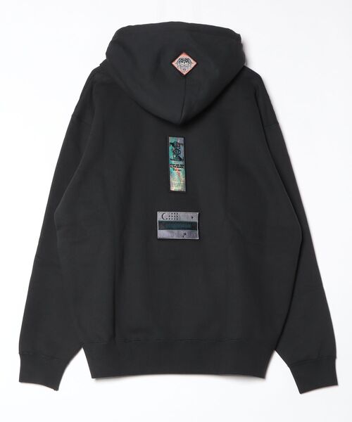 Children of the discordance（チルドレン オブ ザ ディスコ-ダンス）の「Children of the discordance / dawn PATCH HOODIE / COTDCS-269（パーカー・メンズ・ブラック/オリーブ・3/1/2）」の3枚目の写真