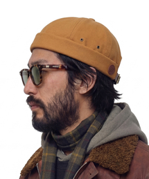 UNDERCONTROL（アンダーコントロール）の「ヴィンテージコットンブリムレスキャップ MOLD CAP / VNTG / マスタード（キャップ）」