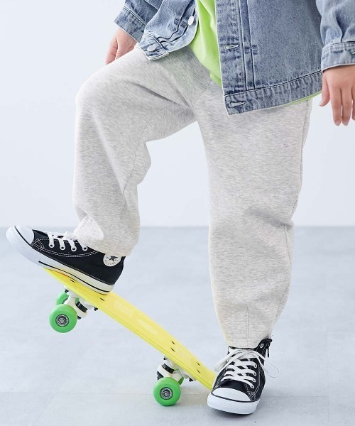 devirock(デビロック)の「速乾ドライ ルーズタック スウェットパンツ(スウェットパンツ・キッズ・グレー系/ブラック/ダークブルー・100cm/110cm/120cm/130cm/140cm/150cm/160cm)」の2枚目の写真