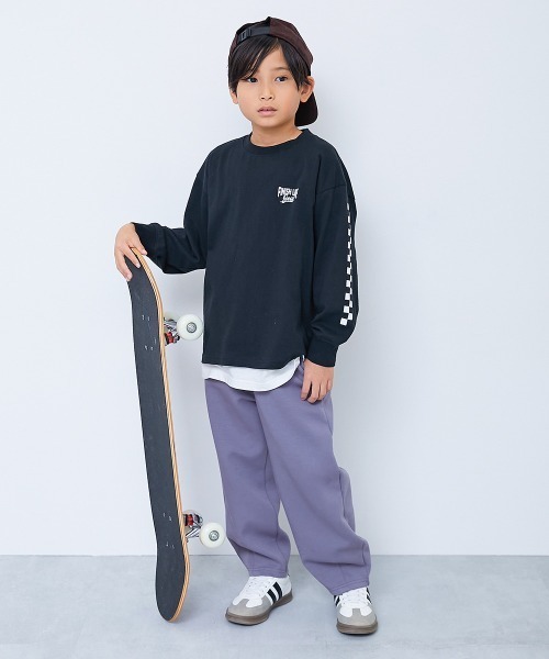 devirock(デビロック)の「速乾ドライ ルーズタック スウェットパンツ(スウェットパンツ・キッズ・グレー系/ブラック/ダークブルー・100cm/110cm/120cm/130cm/140cm/150cm/160cm)」の8枚目の写真