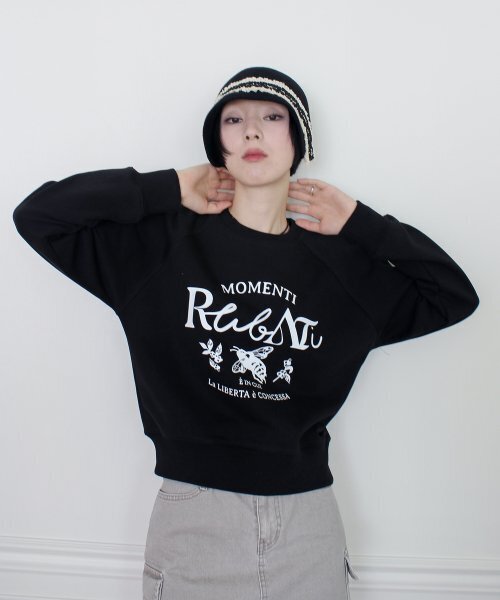 RUBATI(ルバティ)の「Honeybee Sweatshirt (BLACK)(スウェット・レディース・その他・size2/size1)」の5枚目の写真