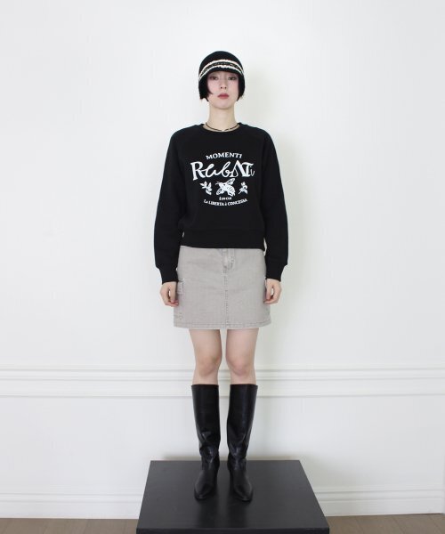 RUBATI(ルバティ)の「Honeybee Sweatshirt (BLACK)(スウェット・レディース・その他・size2/size1)」の6枚目の写真