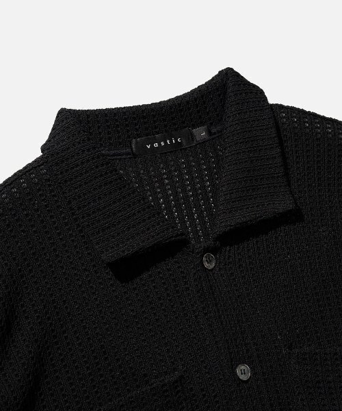 VASTIC(バスティック)の「ツーポケットニットカーディガン_ブラック(カーディガン/ボレロ・メンズ・その他・LARGE/MEDIUM)」の4枚目の写真