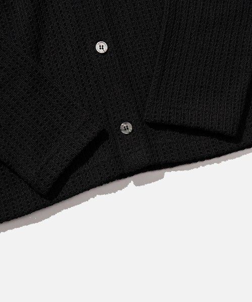 VASTIC(バスティック)の「ツーポケットニットカーディガン_ブラック(カーディガン/ボレロ・メンズ・その他・LARGE/MEDIUM)」の6枚目の写真