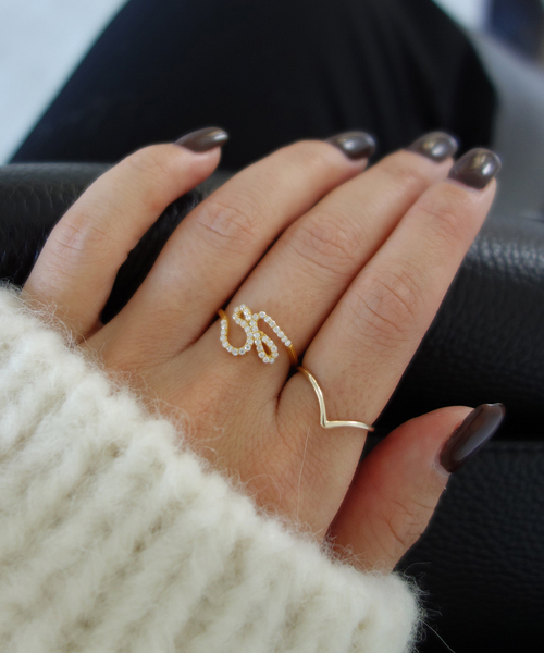 odul（オジュール）の「《WEB限定サイズあり》ODUL/オジュール SLOBE別注 サークルリング（リング・レディース・ゴールド・FREE/11/13）」の2枚目の写真