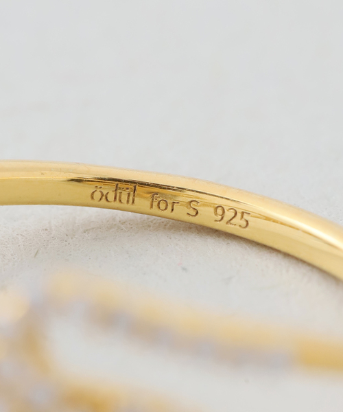 odul（オジュール）の「《WEB限定サイズあり》ODUL/オジュール SLOBE別注 サークルリング（リング・レディース・ゴールド・FREE/11/13）」の10枚目の写真