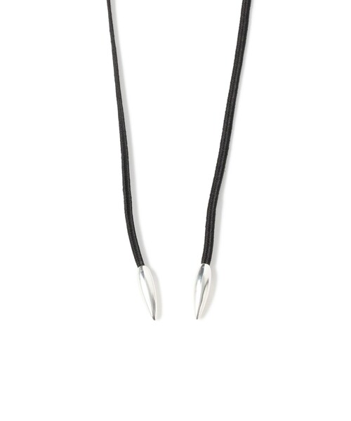 Demi-Luxe BEAMS(デミルクス ビームス)の「Lemme. / Ligature Choker コードネックレス(ネックレス・レディース・ブラック・ONE SIZE)」の2枚目の写真