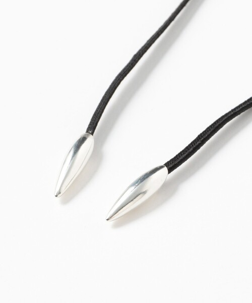 Demi-Luxe BEAMS(デミルクス ビームス)の「Lemme. / Ligature Choker コードネックレス(ネックレス・レディース・ブラック・ONE SIZE)」の3枚目の写真