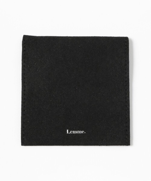 Demi-Luxe BEAMS(デミルクス ビームス)の「Lemme. / Ligature Choker コードネックレス(ネックレス・レディース・ブラック・ONE SIZE)」の4枚目の写真