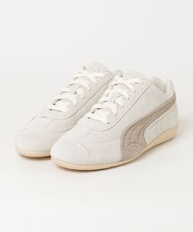 PUMA（プーマ）の「プーマ 【PUMA】- スピードキャット ウィメンズ スニーカー【SPEEDCAT ELEVATED W WARM WHITE - ICE COFFEE 403619-01】（スニーカー）」