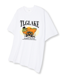 サンセットオフロード オーバーサイズ 半袖Tシャツ ホワイト