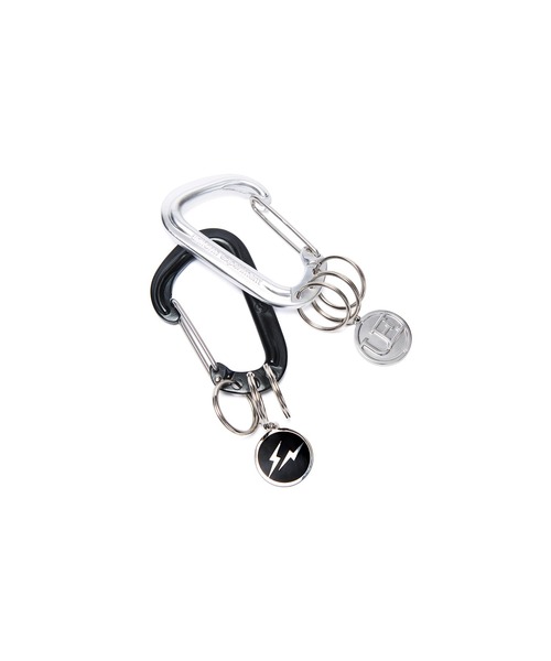 uniform experiment（ユニフォームエクスペリメント）の「ALMINIUM CARABINER（キーケース/キーアクセサリー・メンズ・シルバー/ブラック・FREE）」の5枚目の写真