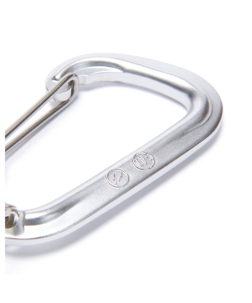 uniform experiment（ユニフォームエクスペリメント）の「ALMINIUM CARABINER（キーケース/キーアクセサリー・メンズ・シルバー/ブラック・FREE）」の9枚目の写真