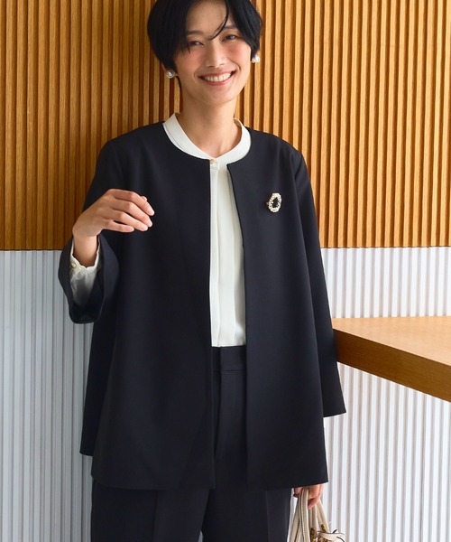 セール】《洗える・シワになりにくい》2点セット 正解 Aラインフレア