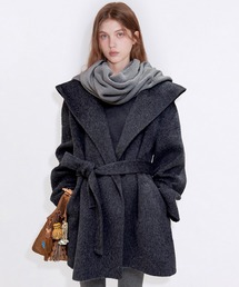 Fano Studios（ファノ ストゥディオズ）の「ショールカラー ガウンコート FD25W223【Fano Studios】【2025AW】（その他アウター）」