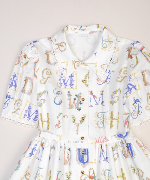 MILK（ミルク）の「Blooming イニシャル ドレス（ワンピース・レディース・A/B・FREE）」の9枚目の写真