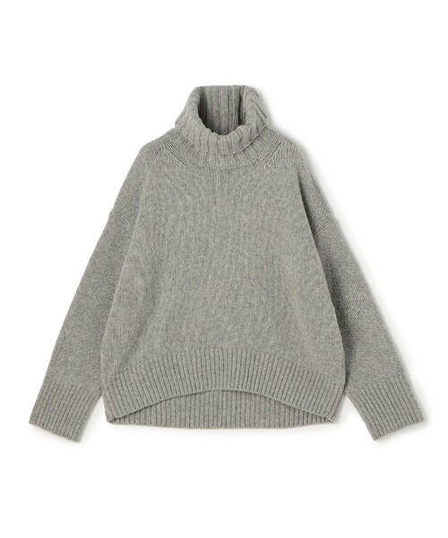 美品▲GALERIE VIE//ファインウールタートルネックプルオーバー▲ブルー GALERIE VIE（ギャルリー ヴィー）の「ファインウールタートルネック