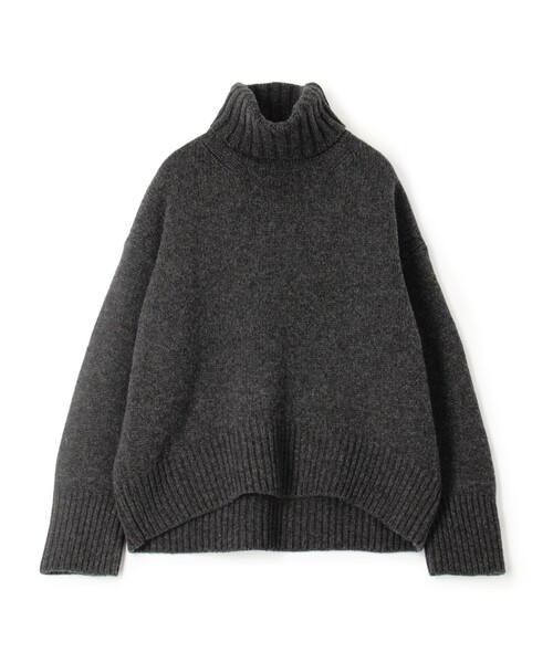 GALERIE VIE(ギャルリー ヴィー)の「ファインウール タートルネックプルオーバー(ニット/セーター・レディース・ライトブルー/グリーン/ベージュ系その他/イエロー/ブラック/グレー/ホワイト/ライトパープル/ダークブルー/チャコールグレー・M/S)」の4枚目の写真