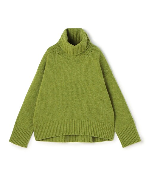 GALERIE VIE(ギャルリー ヴィー)の「ファインウール タートルネックプルオーバー(ニット/セーター・レディース・ライトブルー/グリーン/ベージュ系その他/イエロー/ブラック/グレー/ホワイト/ライトパープル/ダークブルー/チャコールグレー・M/S)」の7枚目の写真