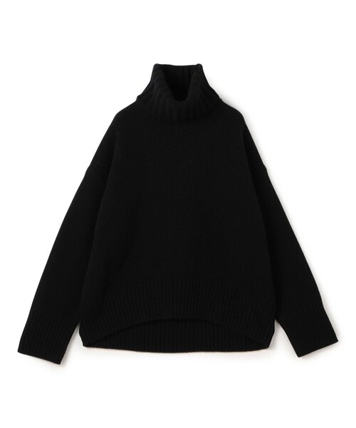 GALERIE VIE(ギャルリー ヴィー)の「ファインウール タートルネックプルオーバー(ニット/セーター・レディース・ライトブルー/グリーン/ベージュ系その他/イエロー/ブラック/グレー/ホワイト/ライトパープル/ダークブルー/チャコールグレー・M/S)」の3枚目の写真