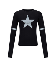 LECYTO | Retro Starline T-Shirt_[Black](Tシャツ/カットソー)