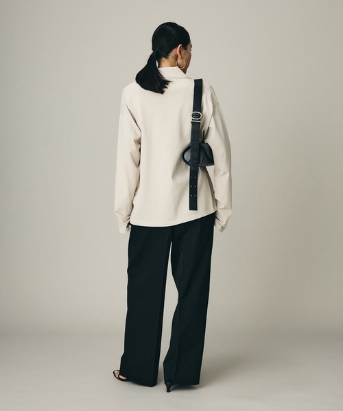 Chaos（カオス）の「Chaos(カオス)/エレルニットシャツカーディガン（カーディガン/ボレロ・レディース・アイボリー/ネイビー・FREE）」の22枚目の写真