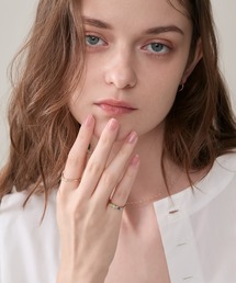 NOJESS（ノジェス）の「ゴールドマルチストーンピンキーリング（リング）」