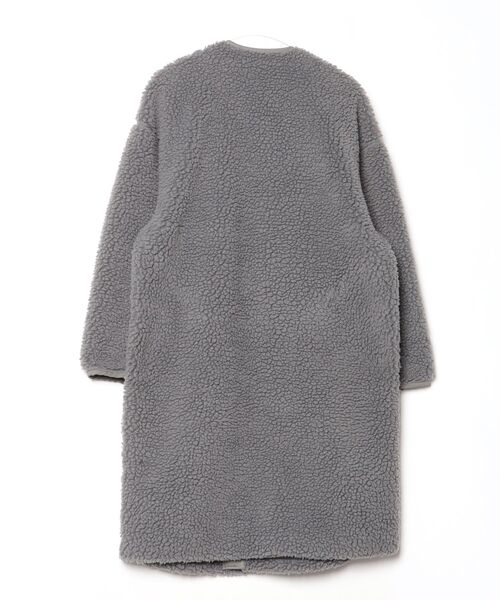 ブランド古着】FAUX SHEARLING COAT ノーカラーコート（ノーカラー