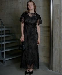 Ladylike velour dress（ドレス）｜LE'RURE（リルアー）のファッション