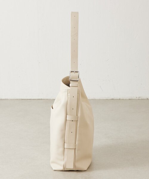 BEARDSLEY（ビアズリー）の「《本革》スムースレザーショルダーBag（ショルダーバッグ・レディース・オフホワイト/ブラック・FREE）」の12枚目の写真