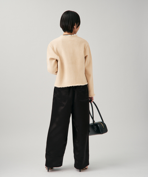 TWEED KNITジャケット カーディガン（カーディガン/ボレロ）｜VERMEIL