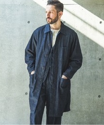MR.OLIVE（ミスターオリーブ）の「RINSE WASH 6oz SUPER LIGHT DENIM / UTILLITY COAT /M261105（ステンカラーコート）」