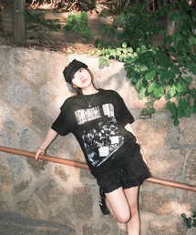 CONCEPTIDE（コンセプタイド）の「オーケストラアートワークTシャツ_ブラック（Tシャツ/カットソー）」