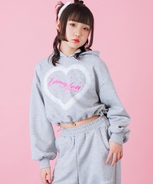 ANAP GiRL（アナップガール）の「オーバークロップドラメスウェットパーカー【別売りセットアップ（その他トップス）」