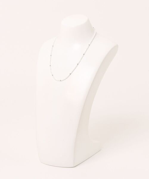 GGD SELECT（ジージーディー　セレクト）の「ビーズネックレス（ネックレス・レディース・ホワイト/ブラック・FREE）」の3枚目の写真