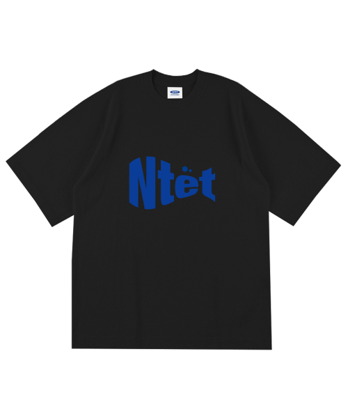 NTET(エンティーイーティー)の「ウェットロゴオーバーサイズ半袖Tシャツブラック(Tシャツ/カットソー・メンズ・その他・S/M/L/XL)」の2枚目の写真