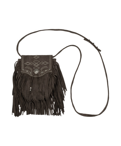 THECOLDESTMOMENT（ザコールデストモーメント）の「TCM fringe mini bag (brown)（メッセンジャーバッグ・レディース・その他・ONE SIZE）」の2枚目の写真