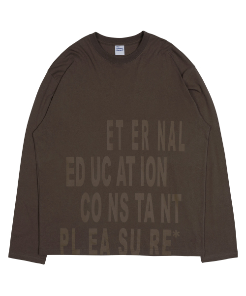 THECOLDESTMOMENT(ザコールデストモーメント)の「TCM eternal long sleeve (brown)(Tシャツ/カットソー・レディース・その他・M/L)」の1枚目の写真