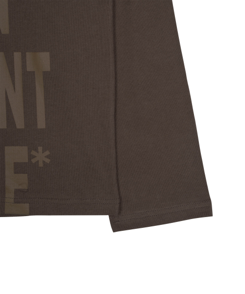 THECOLDESTMOMENT(ザコールデストモーメント)の「TCM eternal long sleeve (brown)(Tシャツ/カットソー・レディース・その他・M/L)」の5枚目の写真