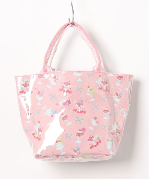 fafa（フェフェ）の「PELIA | スパンコール入りトートバッグ（トートバッグ・キッズ・コーラルピンク・FREE）」の2枚目の写真