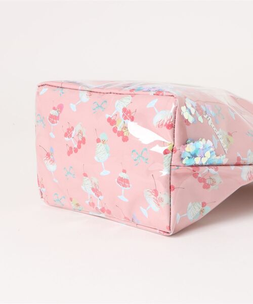 fafa（フェフェ）の「PELIA | スパンコール入りトートバッグ（トートバッグ・キッズ・コーラルピンク・FREE）」の3枚目の写真