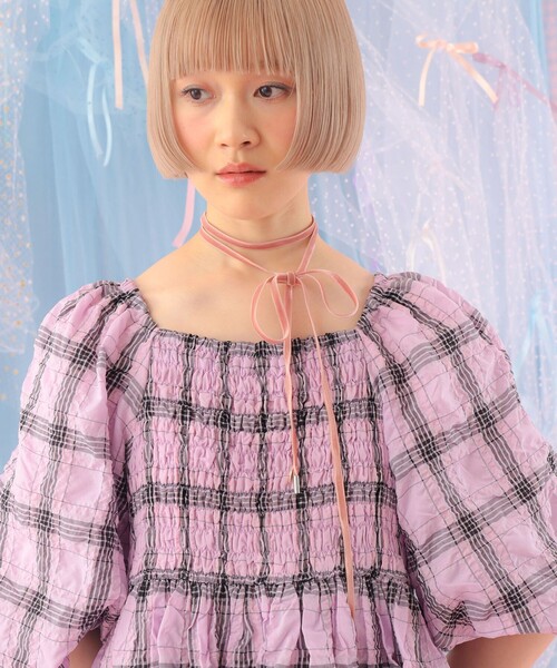 CAROLINA GLASER（カロリナ グレイサー）の「バルーン チェック ロング