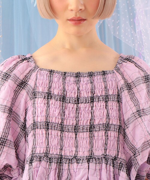 CAROLINA GLASER（カロリナ グレイサー）の「バルーン チェック ロング