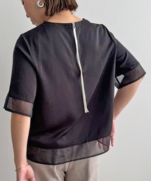 LHELBIE（レルビエ）の「シアーブラウスT（Tシャツ/カットソー）」