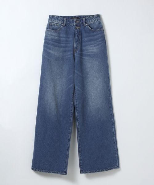 JEANASIS（ジーナシス）の「スタンダードワイドデニム/647643（デニムパンツ・レディース・ライトブルー/ピンク/ブルー/ブラック・MEDIUM/SMALL）」の4枚目の写真