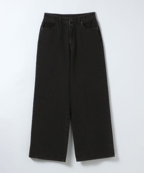 JEANASIS（ジーナシス）の「スタンダードワイドデニム/647643（デニムパンツ・レディース・ライトブルー/ピンク/ブルー/ブラック・MEDIUM/SMALL）」の2枚目の写真