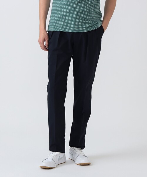 新品✨BEAMS GOLF バンダナパターン　パンツ　ストレッチ　ネイビー　M セール】PURPLE LABEL / プライムフレックス タスラン 2タック ツイル