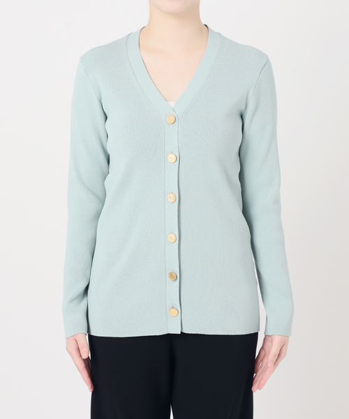 DINER RIB Vネックカーディガン（カーディガン/ボレロ）｜Deuxieme